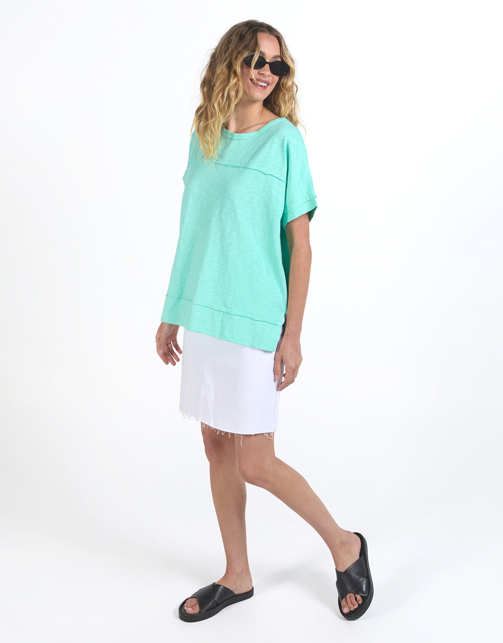 foxwood-allison-tee-neon-mint-womens-clothing