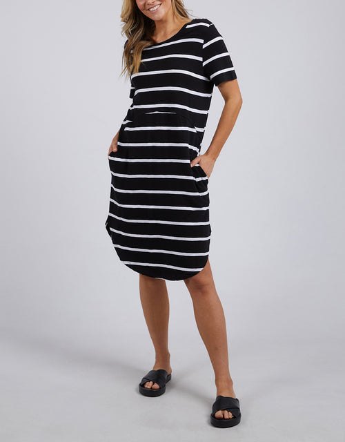 foxwood-bay-stripe-dress-black-white-stripe-womens-clothing