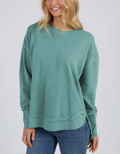 Foxwood - Delilah Crew - Astro Green - White & Co Living Jumpers
