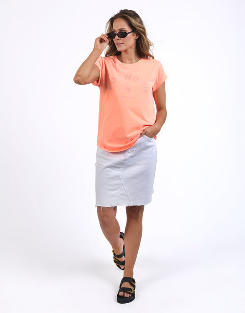 foxwood-effortless-tee-neon-peach-womens-clothing