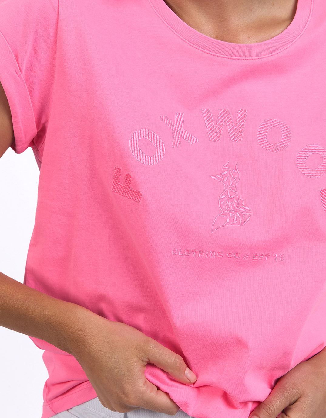 foxwood-effortless-tee-neon-rose-womens-clothing