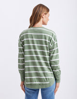 foxwood-farrah-stripe-long-sleeve-sage-white-stripe-womens-clothing