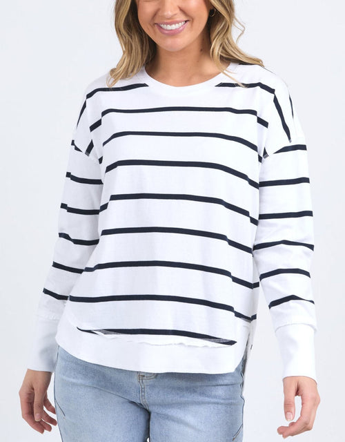 foxwood-farrah-stripe-long-sleeve-white-navy-stripe-womens-clothing