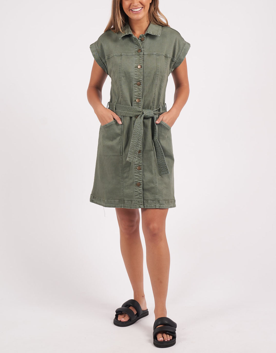 foxwood-heidi-dress-khaki-womens-clothing