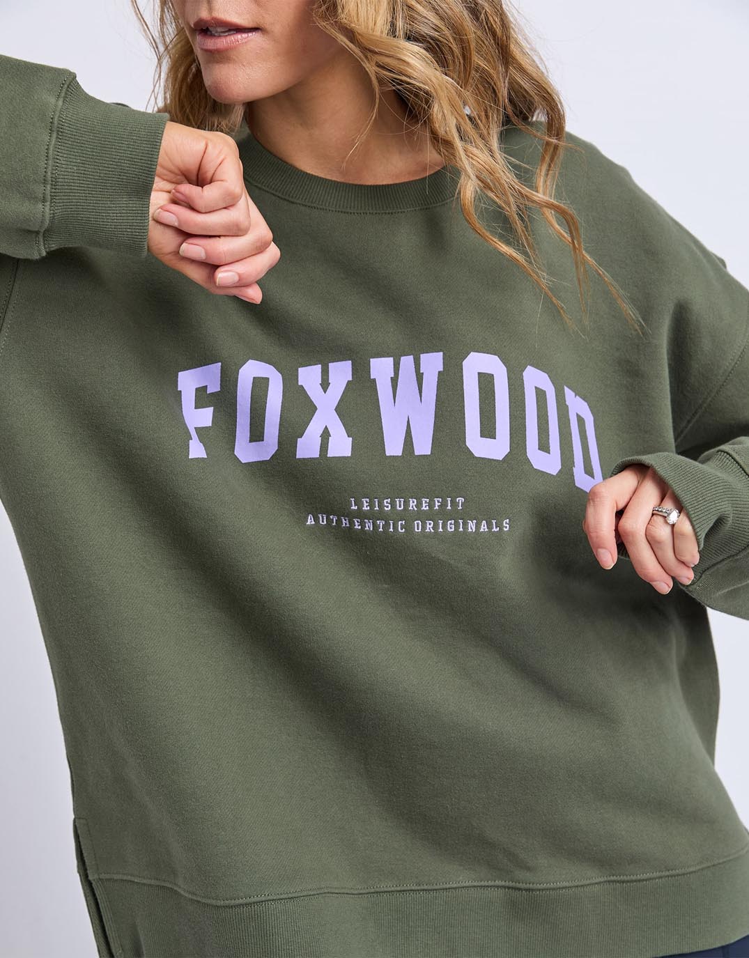 foxwood-interval-crew-khaki-with-lilac-womens-clothing