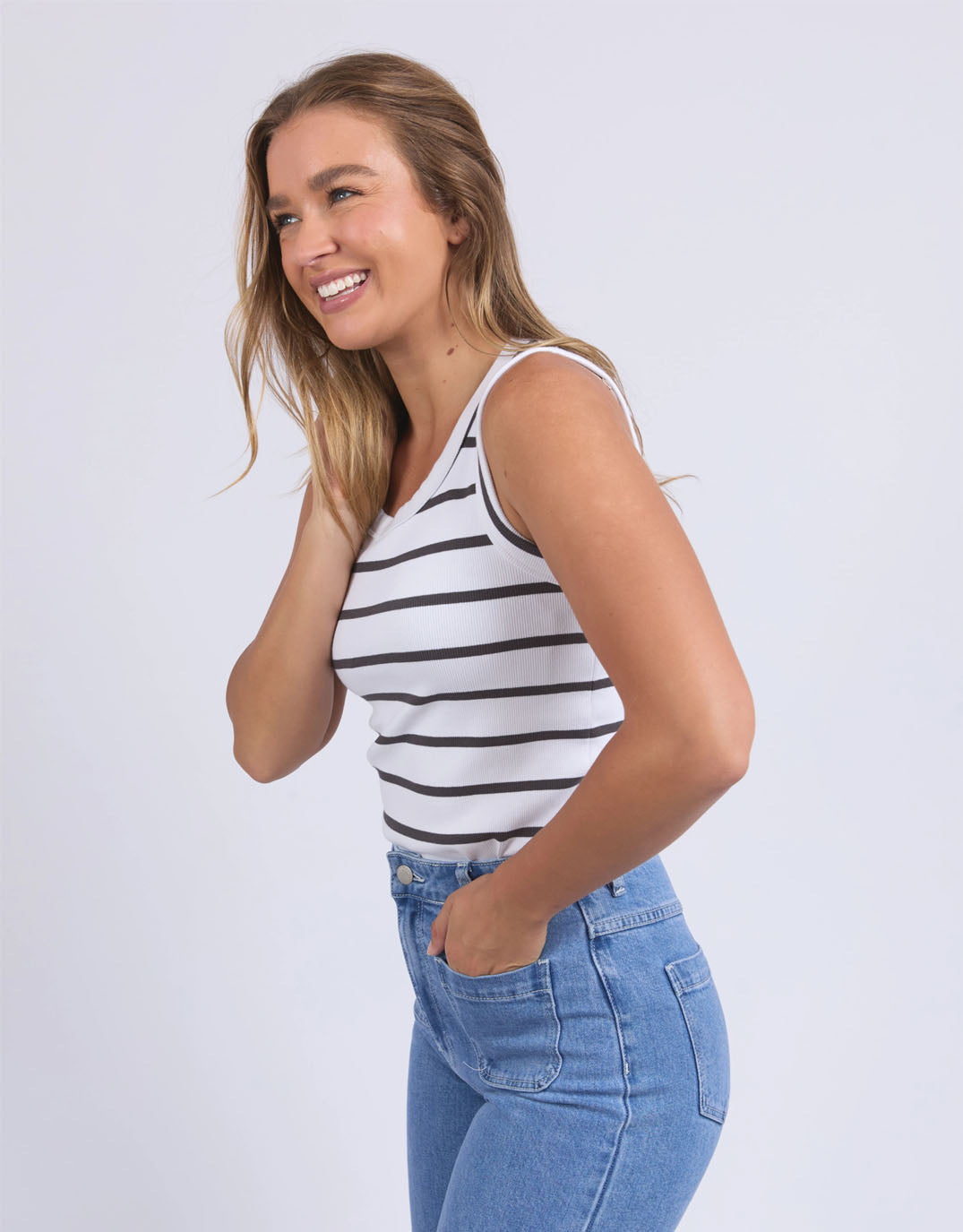 foxwood-iris-stripe-tank-white-with-charcoal-stripe-womens-clothing
