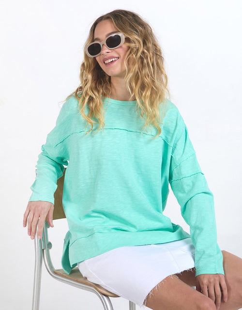 foxwood-jayne-throw-on-top-neon-mint-womens-clothing