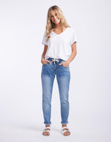 Foxwood - Juliette Jogger Jean - Light Blue - White & Co Living Jeans