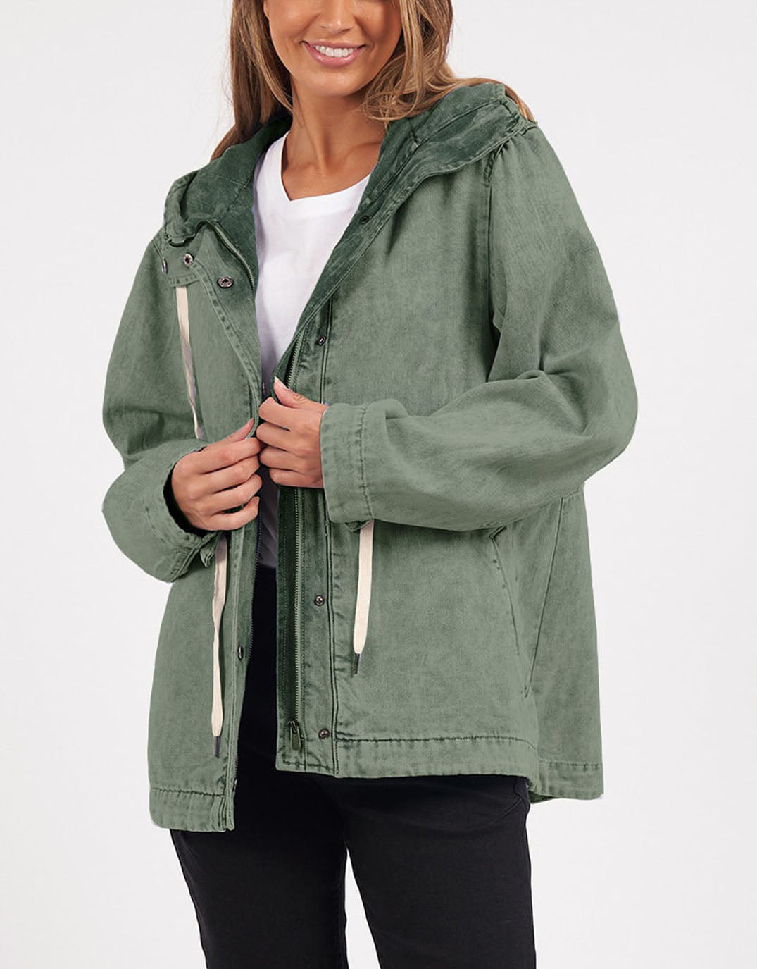 foxwood-kingston-anorak-khaki-womens-clothing