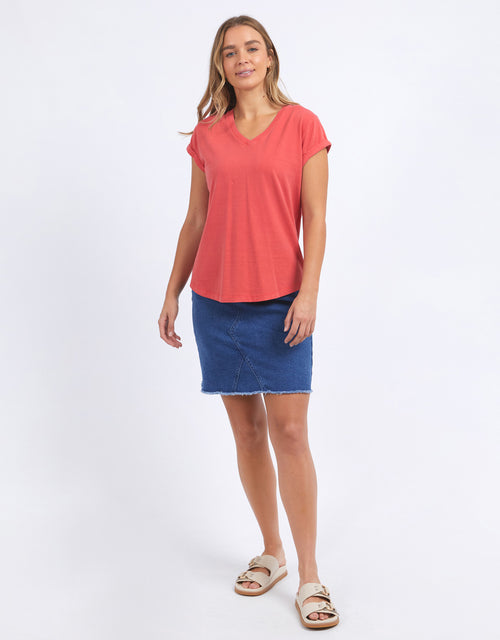 foxwood-manly-vee-tee-cayenne-womens-clothing