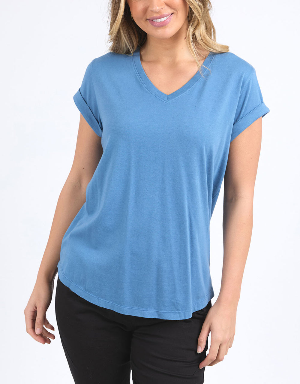 foxwood-manly-vee-tee-coronet-blue-womens-clothing