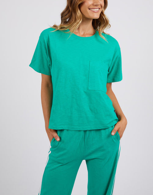 foxwood-power-tee-bright-green-womens-clothing