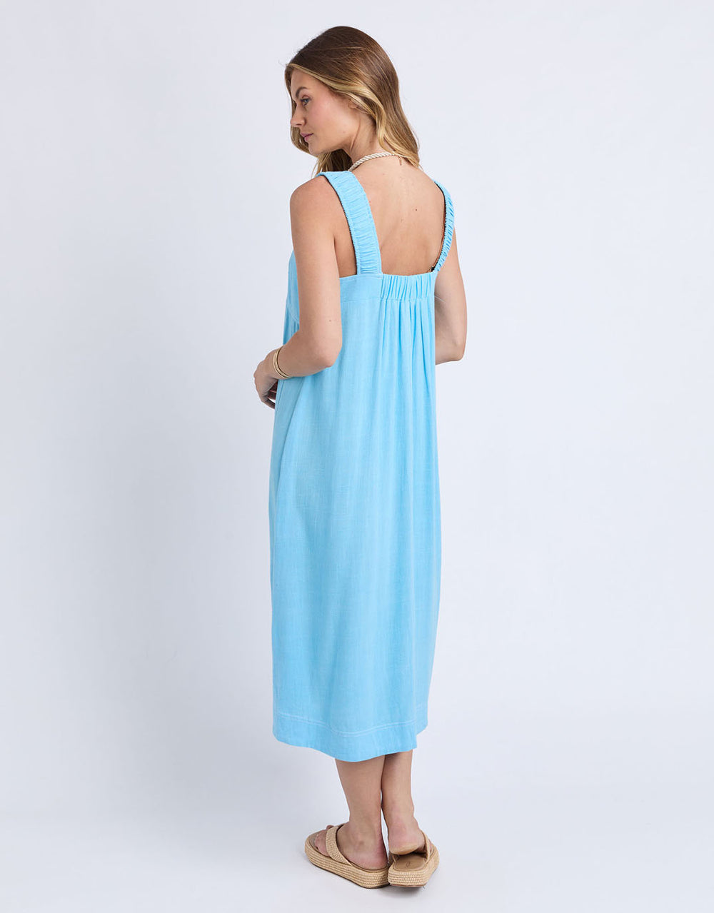 Sage Dress - Blue
