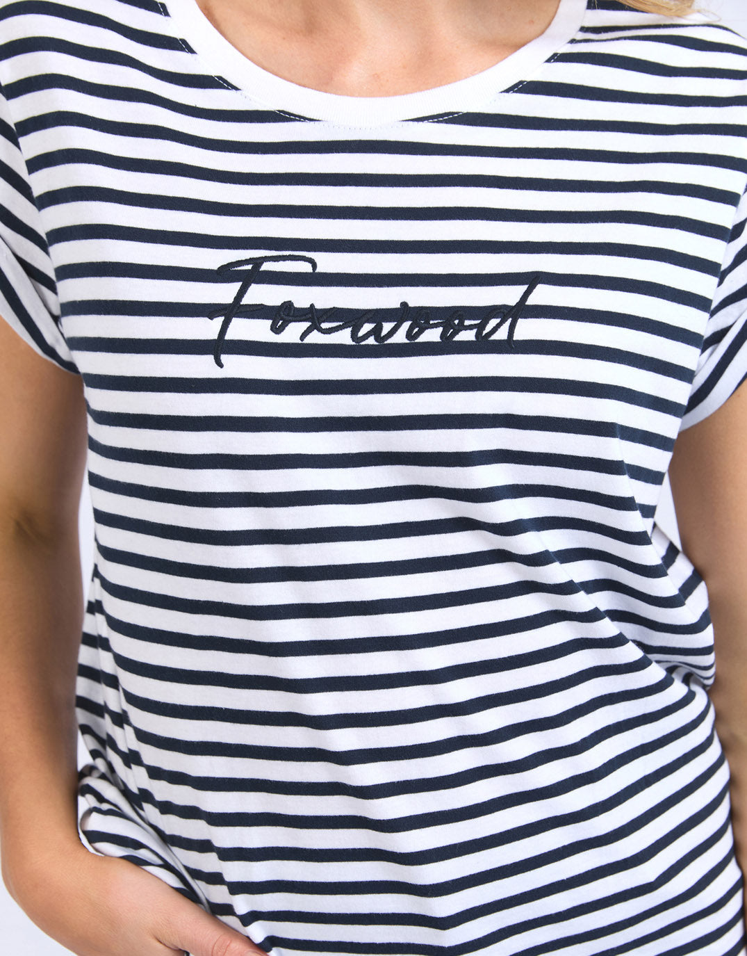 foxwood-signature-stripe-tee-dark-sapphire-white-stripe-womens-clothing