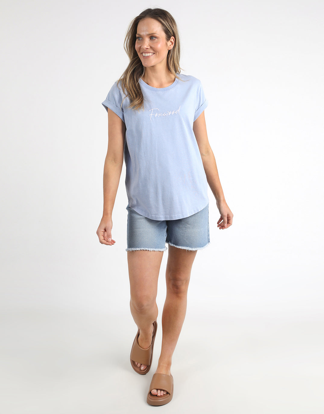 foxwood-signature-tee-light-blue-womens-clothing