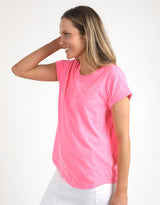 foxwood-signature-tee-neon-rose-womens-clothing