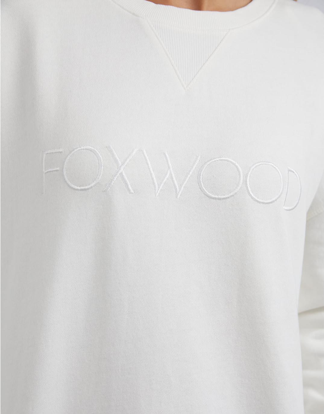 Foxwood - Simplified Crew - Ecru - White & Co Living Jumpers