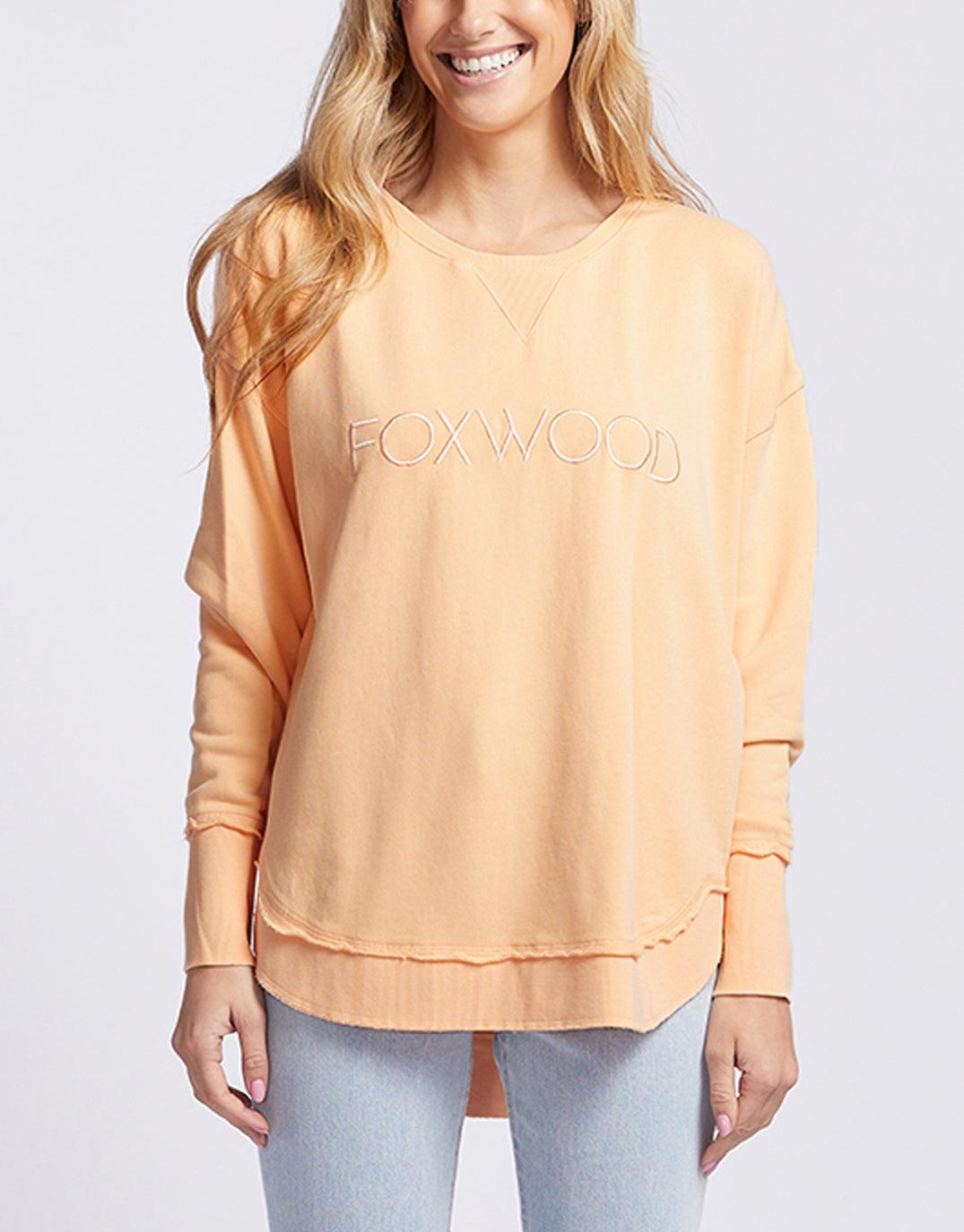 Foxwood - Simplified Crew - Melon - White & Co Living Jumpers