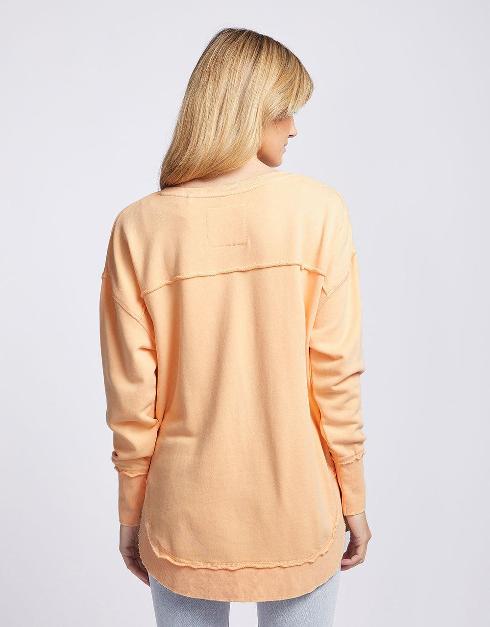 Foxwood - Simplified Crew - Melon - White & Co Living Jumpers