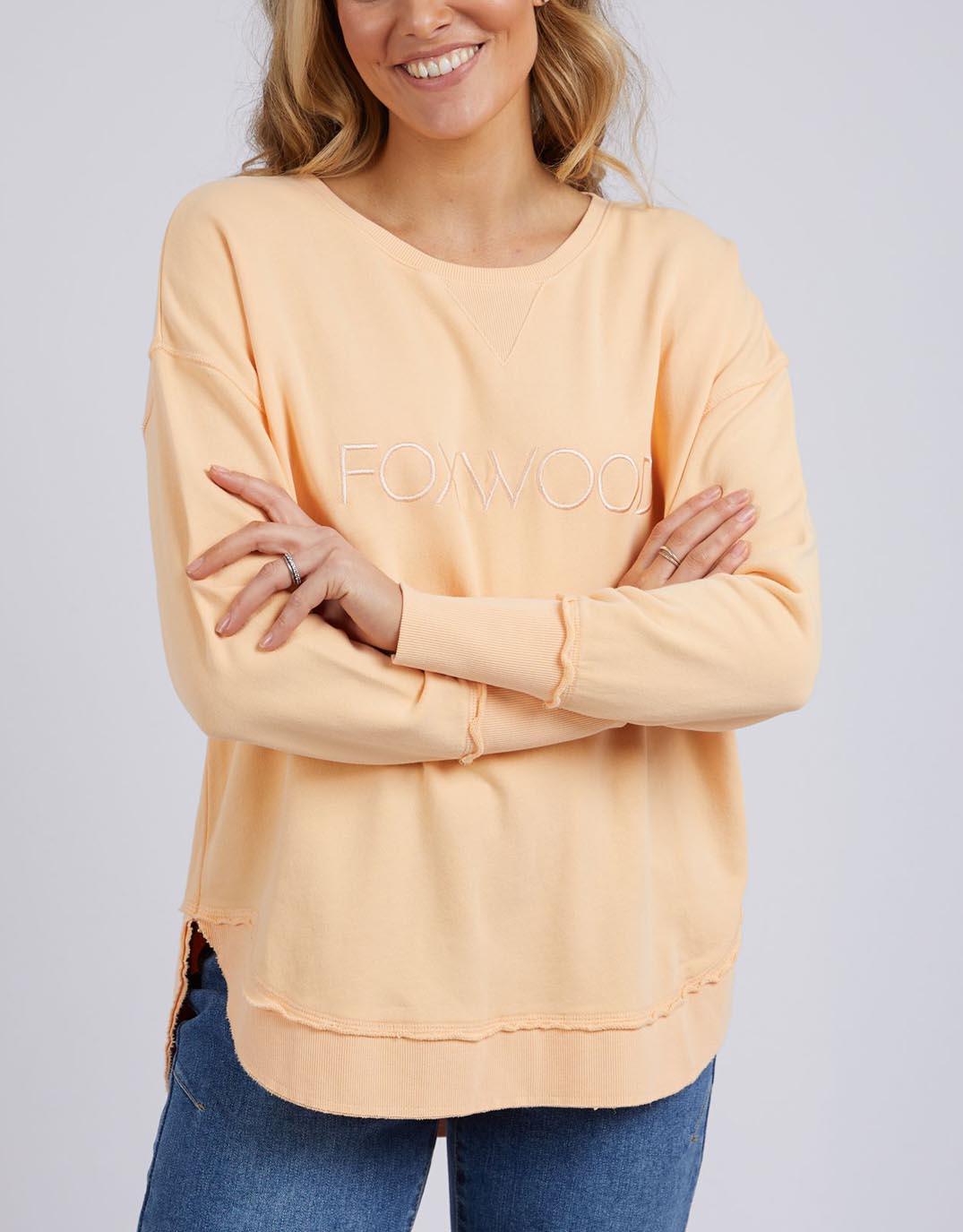 Foxwood - Simplified Crew - Melon - White & Co Living Jumpers