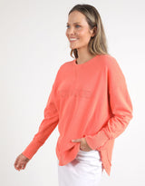 foxwood-simplified-crew-neon-peach-womens-clothing