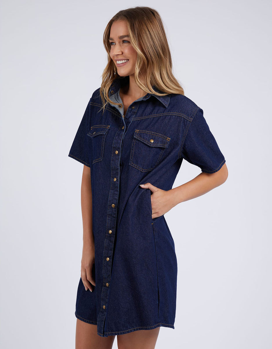 Buy Sorcha Denim Dress - Indigo Denim Foxwood for Sale Online Australia ...