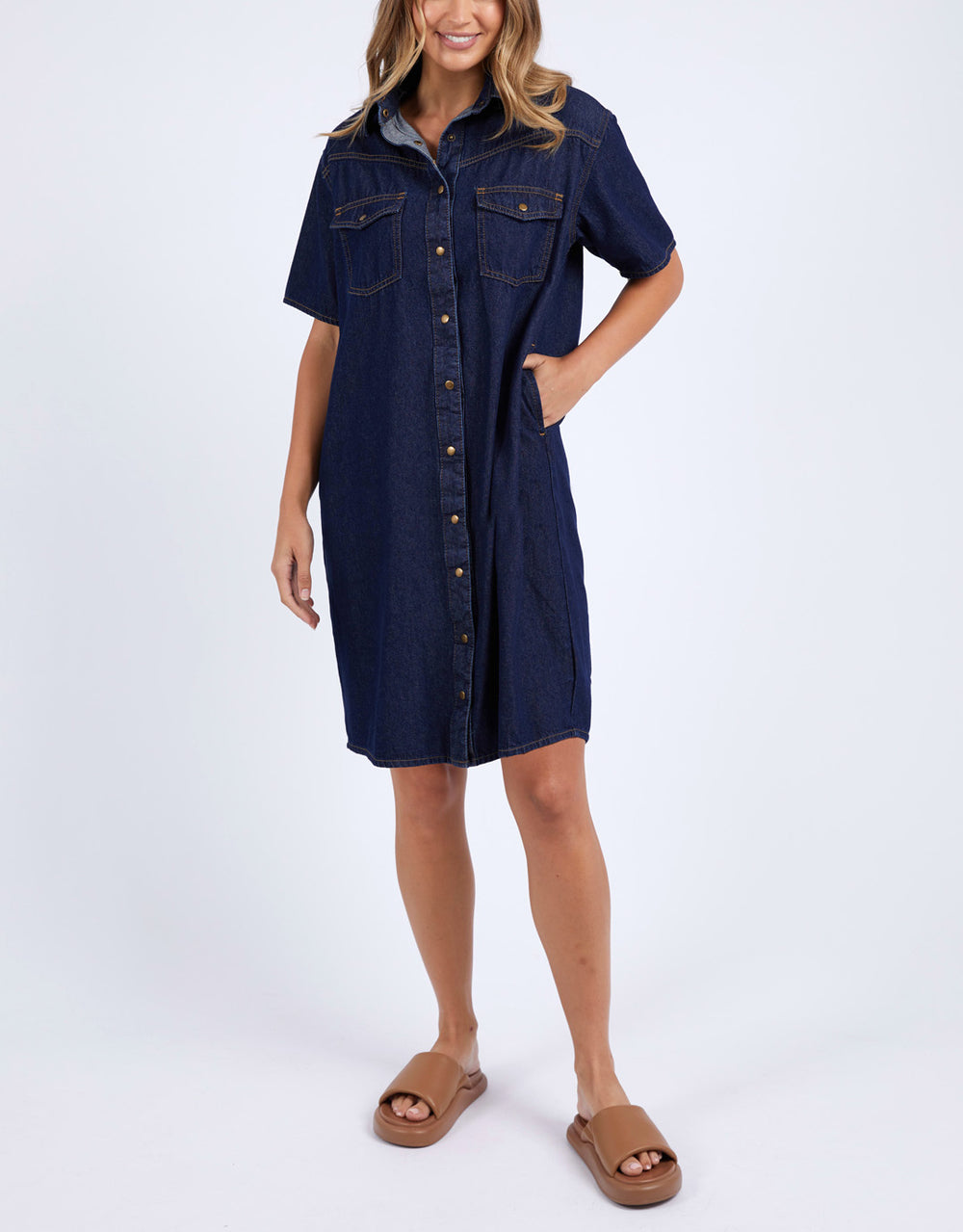 Denim dress sale best sale