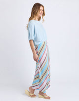 Sundown Stripe Skirt - Blue