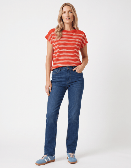 Cleo Knit Top - Red