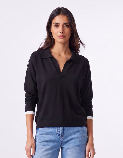 Polo Frenchie Knit - Black