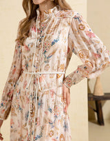 gds-alexandra-dress-beige-print-womens-clothing