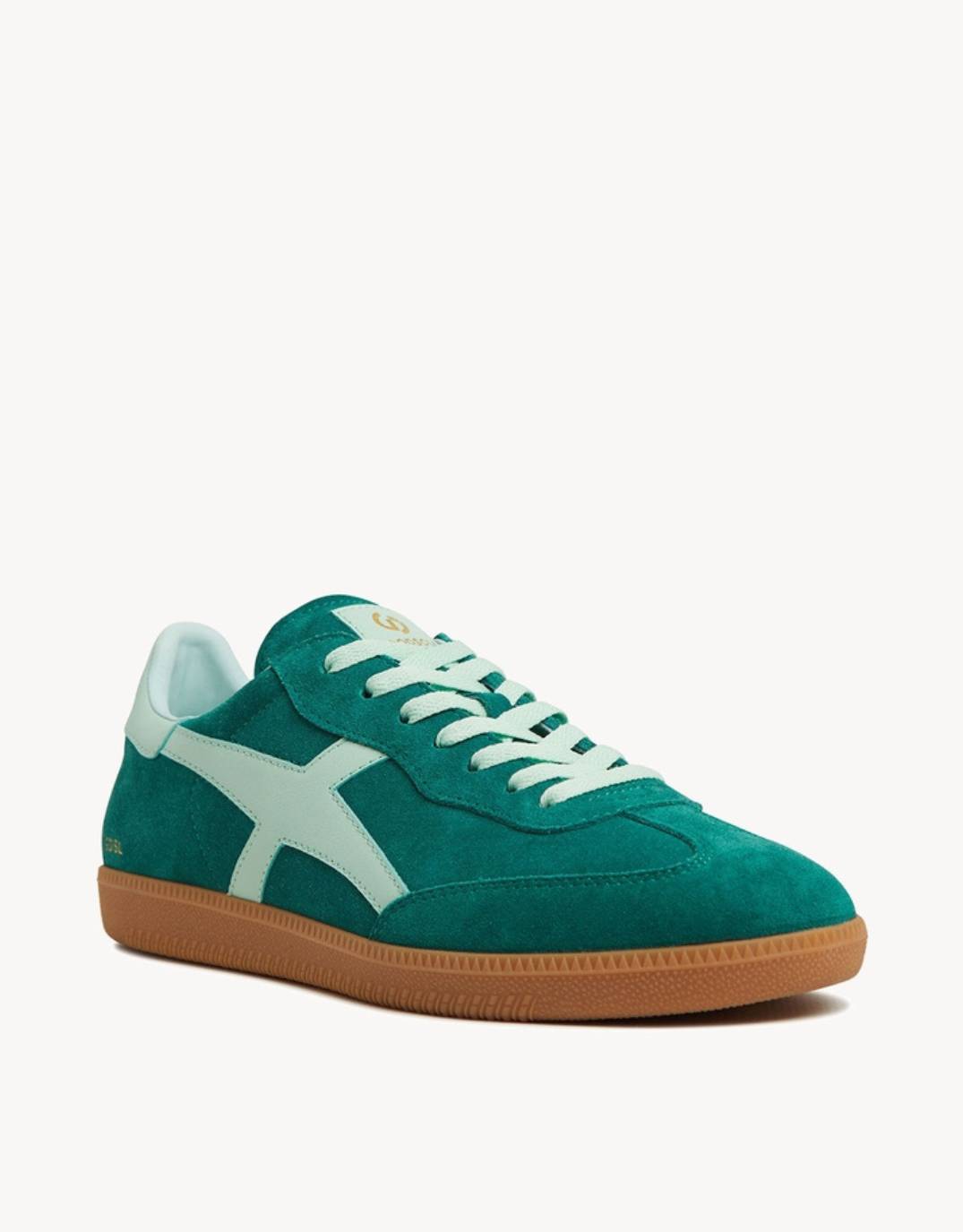 Buy Crossroads Suede Sneakers Green/Mint Goodsole for Sale