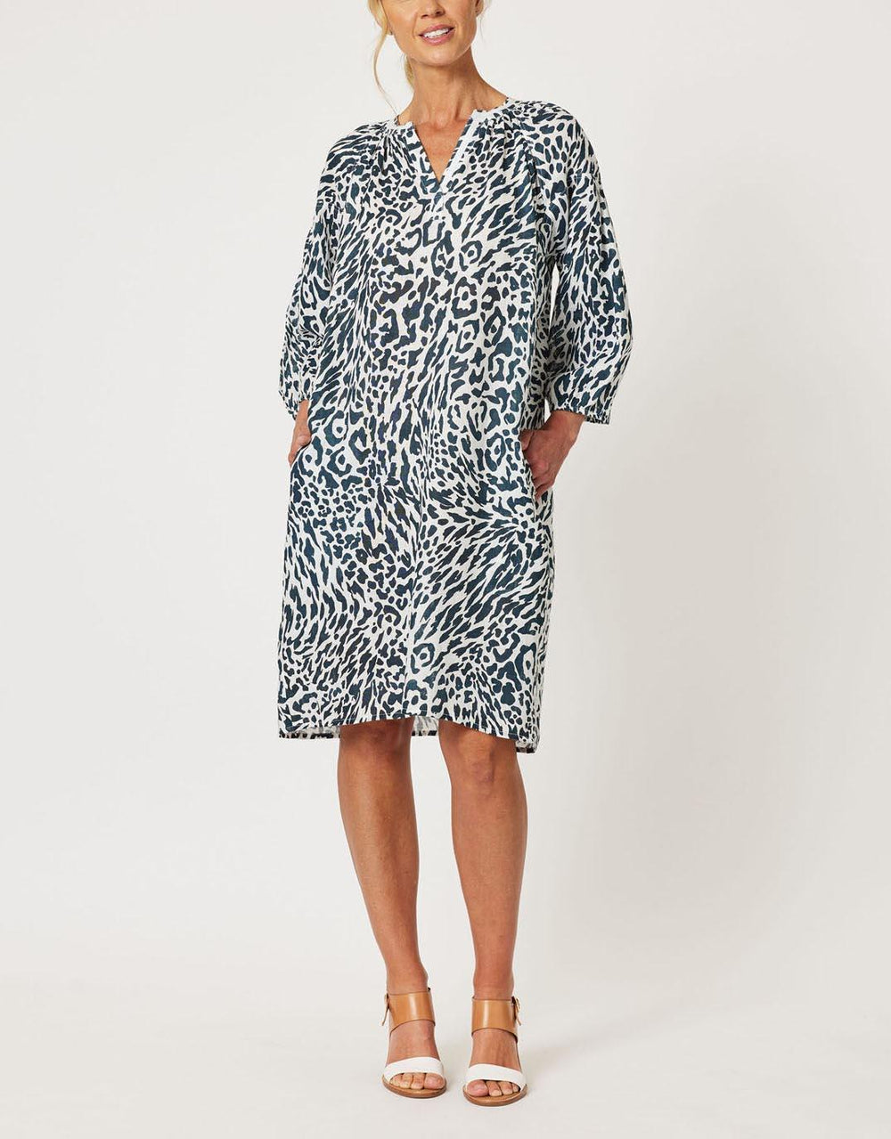 Animal print outlet dress in sale