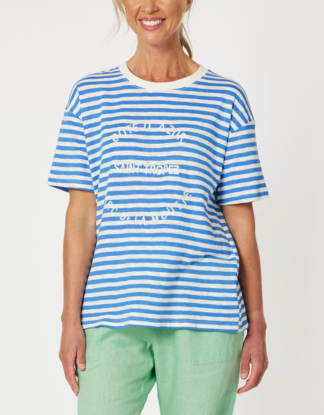 gordon-smith-saint-tropez-stripe-tee-blue-womens-clothing