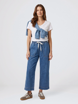 Greta Slim Leg Pant - Blue