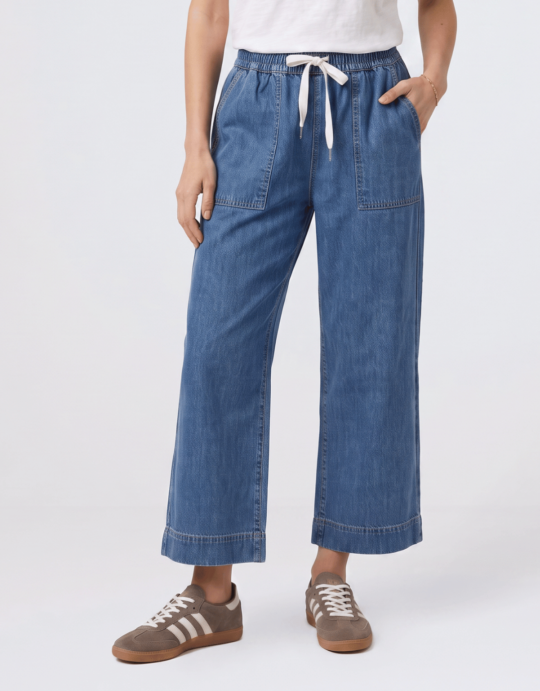 Greta Slim Leg Pant - Blue