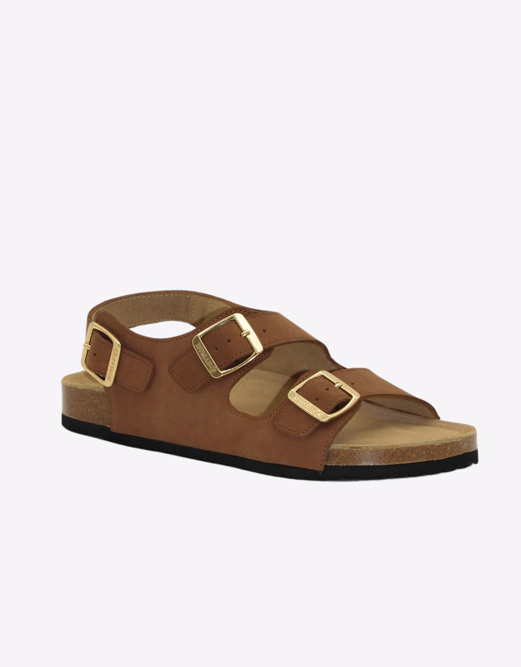 Harper Leather Slides - Tan