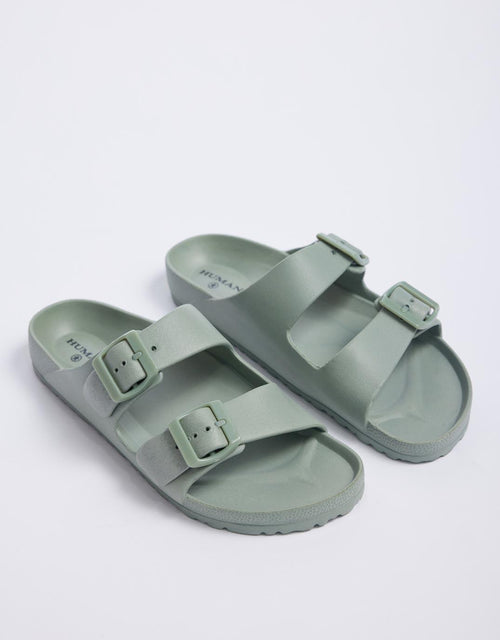 Human Shoes - Ripe Slide - Willow Green - White & Co Living Shoes