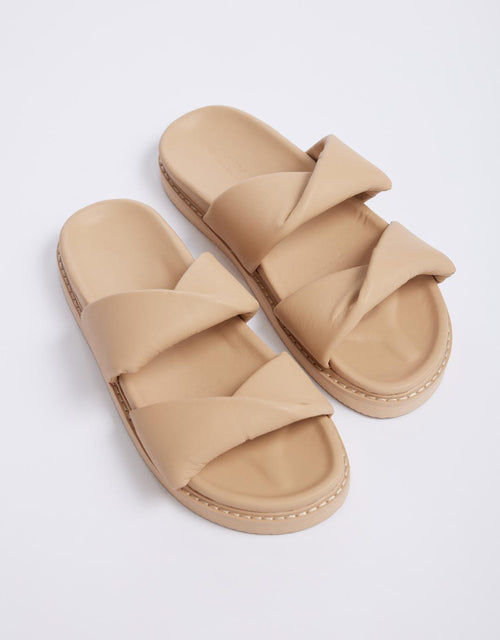 Human Shoes - Tactful Slides - Nude - White & Co Living Shoes