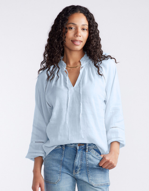 Isabelle Blouse - Ice Blue