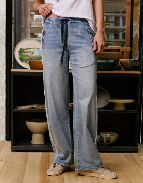 italian-star-glam-track-silver-stripe-jean-womens-clothing