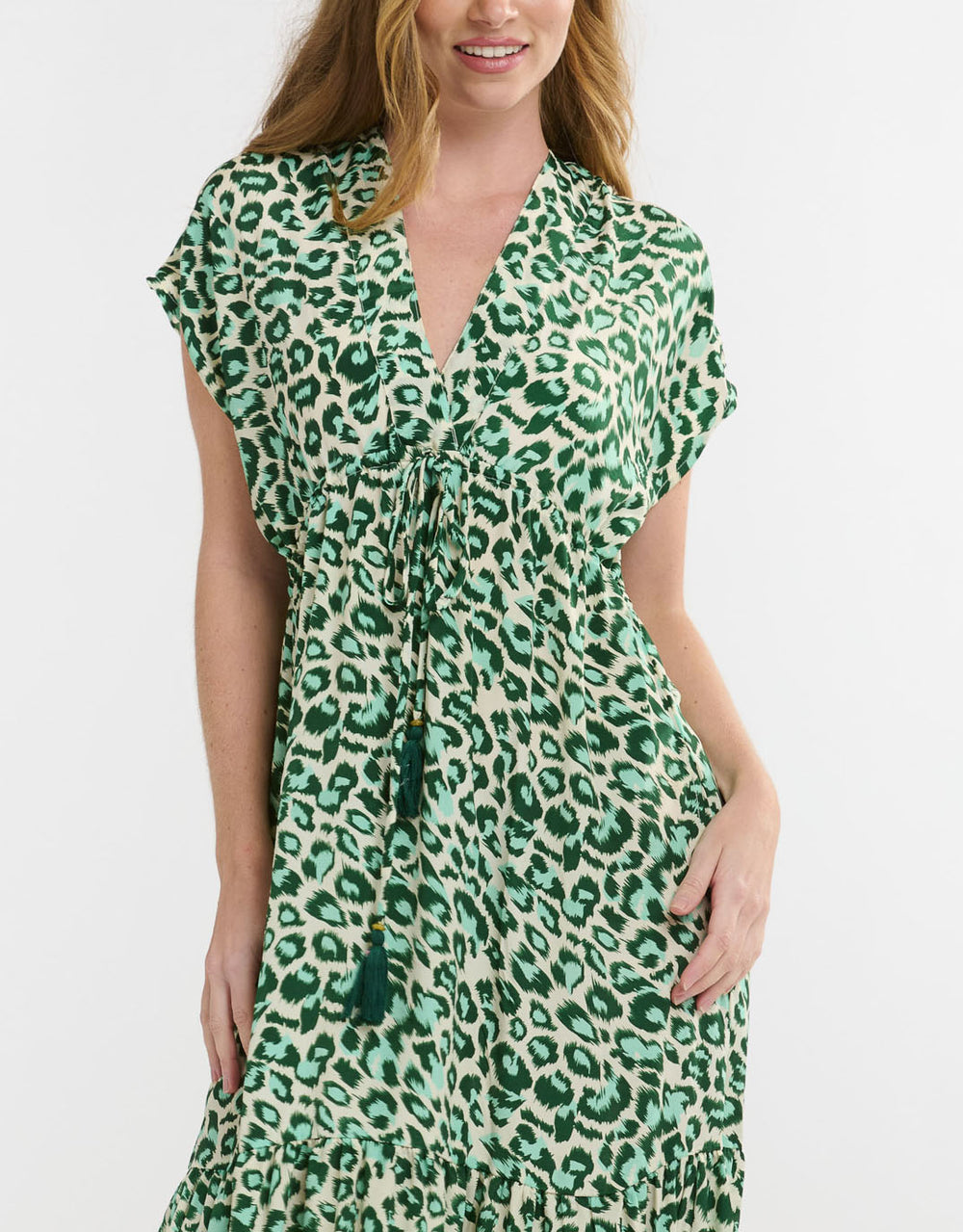 italian-star-patchwork-midi-dress-green-leopard-womens-clothing