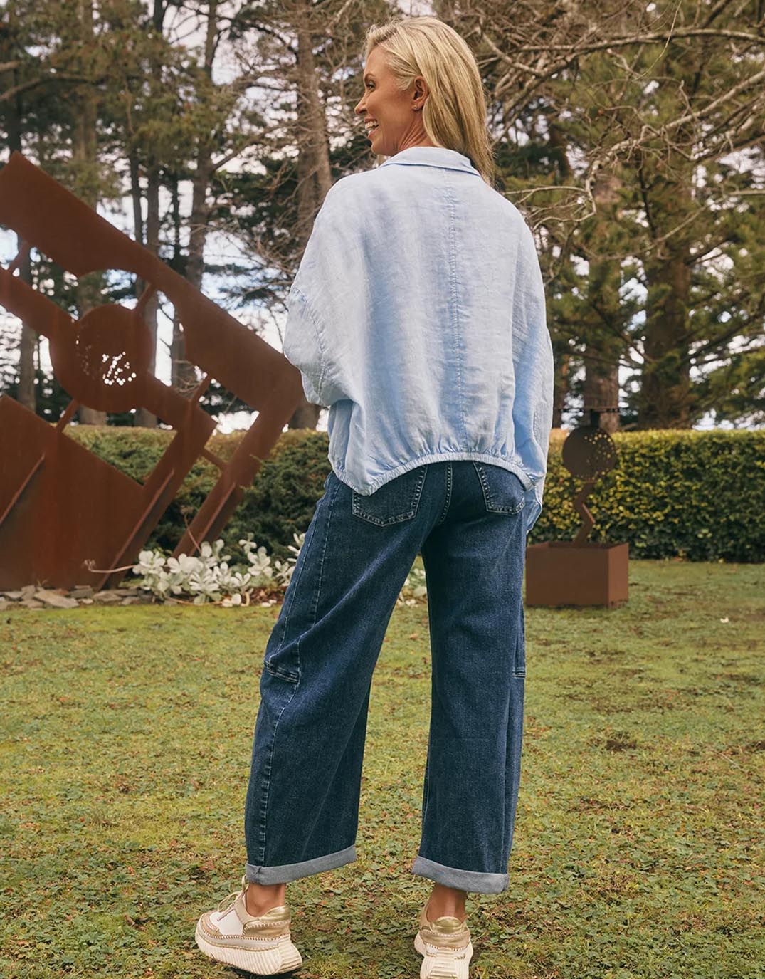 Weekender Jacket - Soft Blue