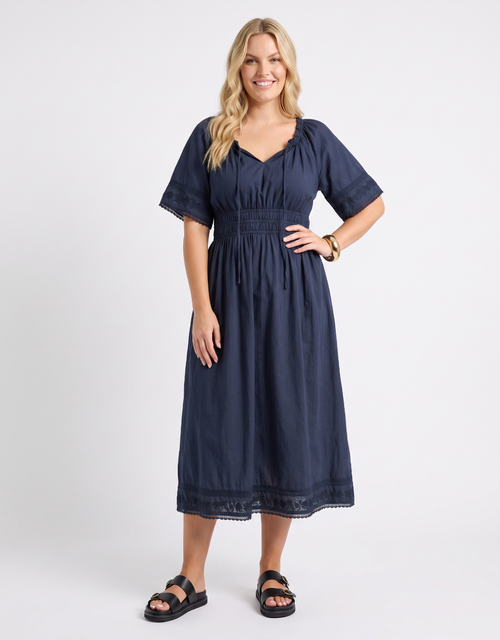 Juna Dress - Navy