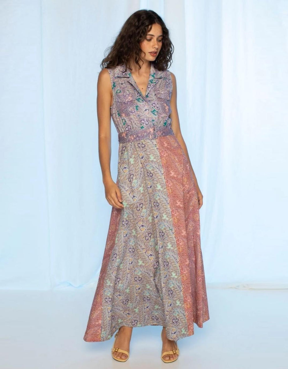 cotton maxi dress australia Golden Summer Cotton Maxi Dress