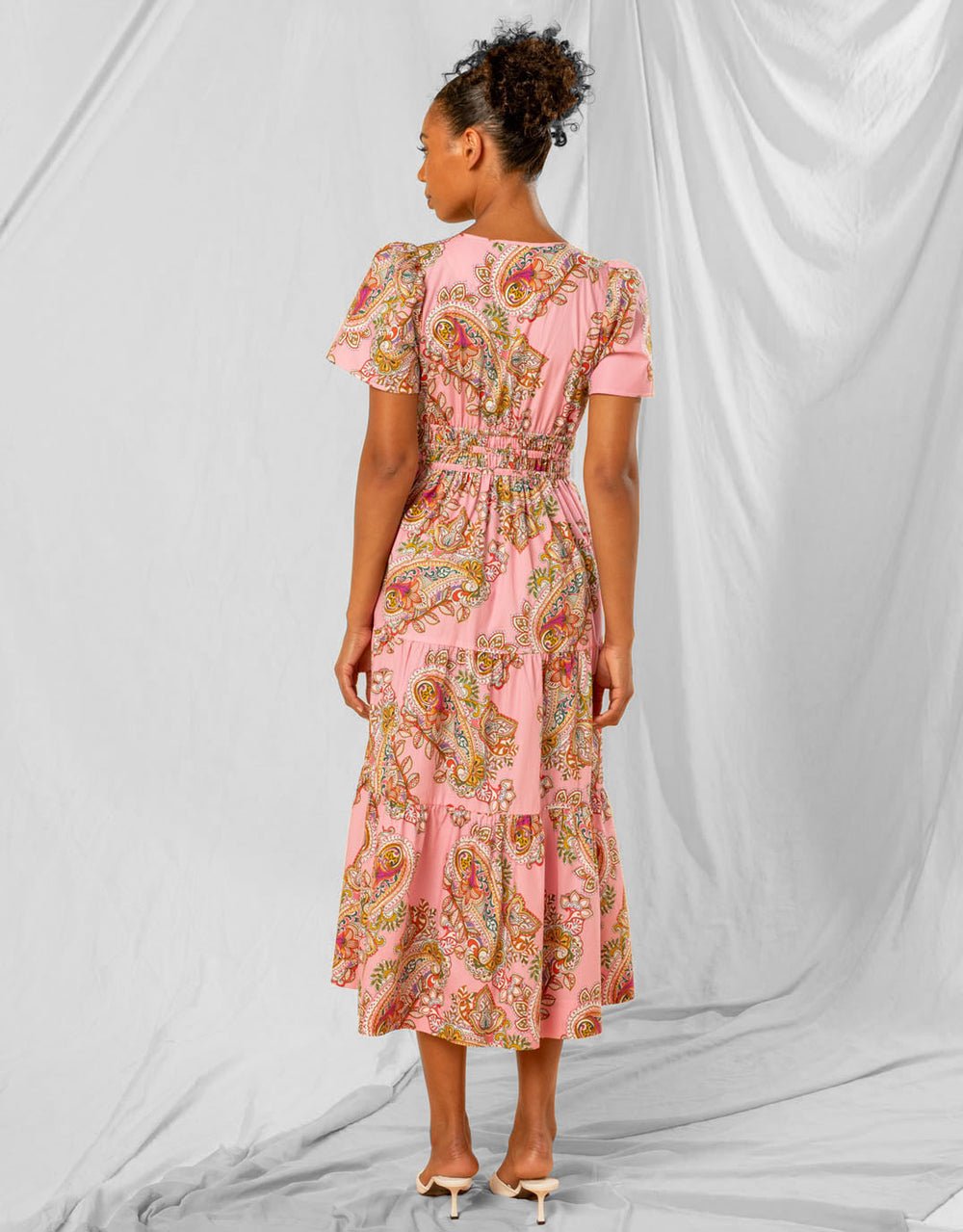 Sally Dress - Rosa Paisley