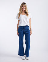 Kireina - Freya Jeans - Mid West Blue - White & Co Living Jeans