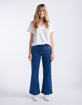 Kireina - Freya Jeans - Mid West Blue - White & Co Living Jeans