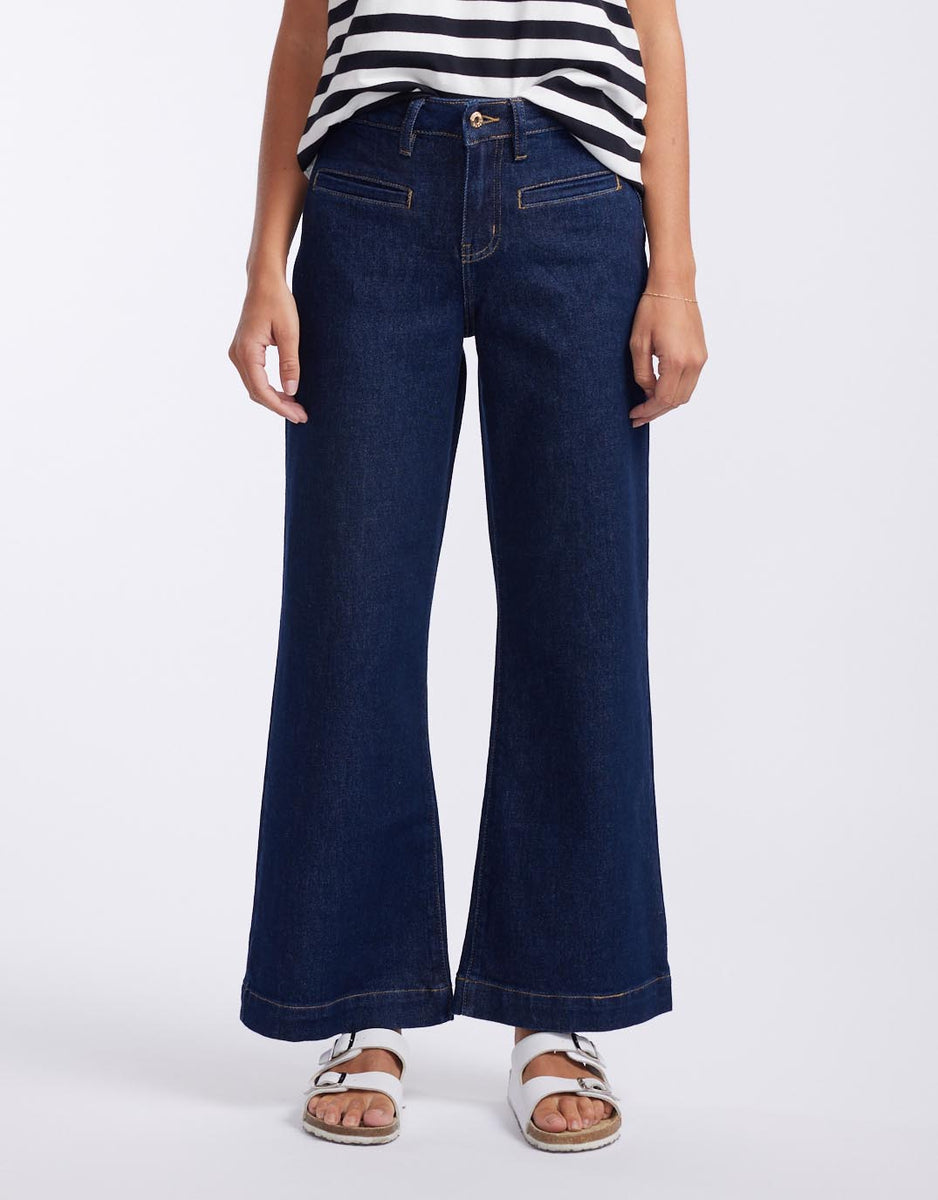 Buy Freya Wide Leg Jeans - Indigo Kireina for Sale Online Australia ...