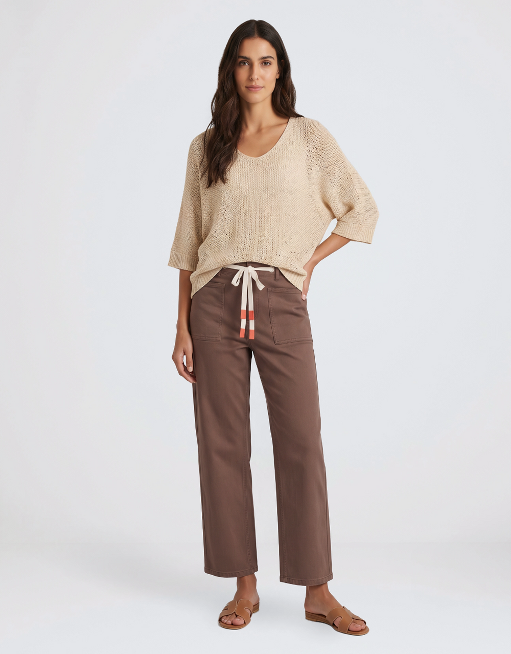 Knit Sweater - Beige